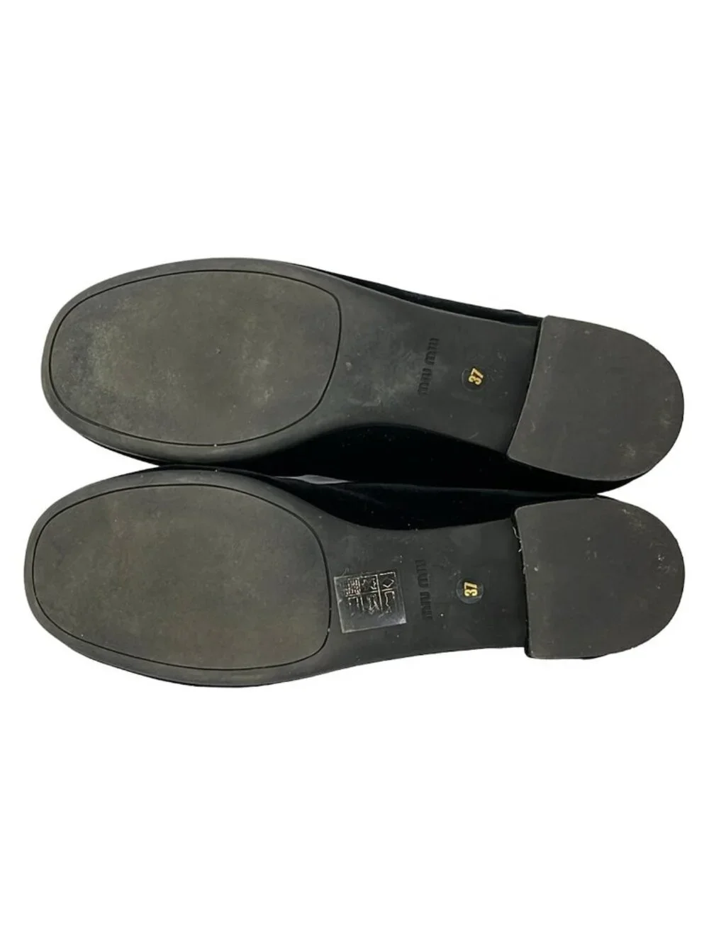 Miu Miu Flat Shoes 37 Black - Picture 4 of 6